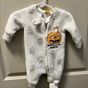 White Pumpkin Patch Kids One Piece
